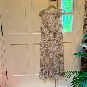 Tahari Floral Sleeveless Dress